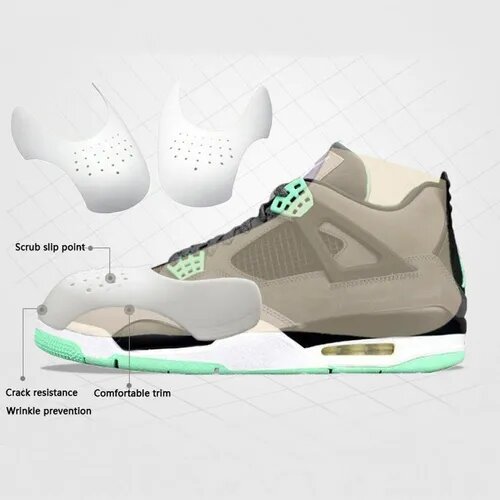 N370O protector shield concha para zapatos antidobles Sneaker Shields Premium Antiarruga Protectores De Tenis - Calzado de mujer y hombre