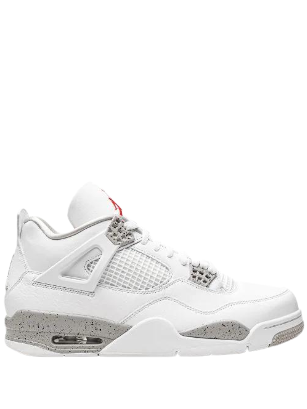 N374O (G5) Jordan tenis Air Jordan 4 Retro "White Oreo"blanco