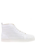 N372O  Christian Louboutin blanco piel bota - Calzado de mujer y hombre