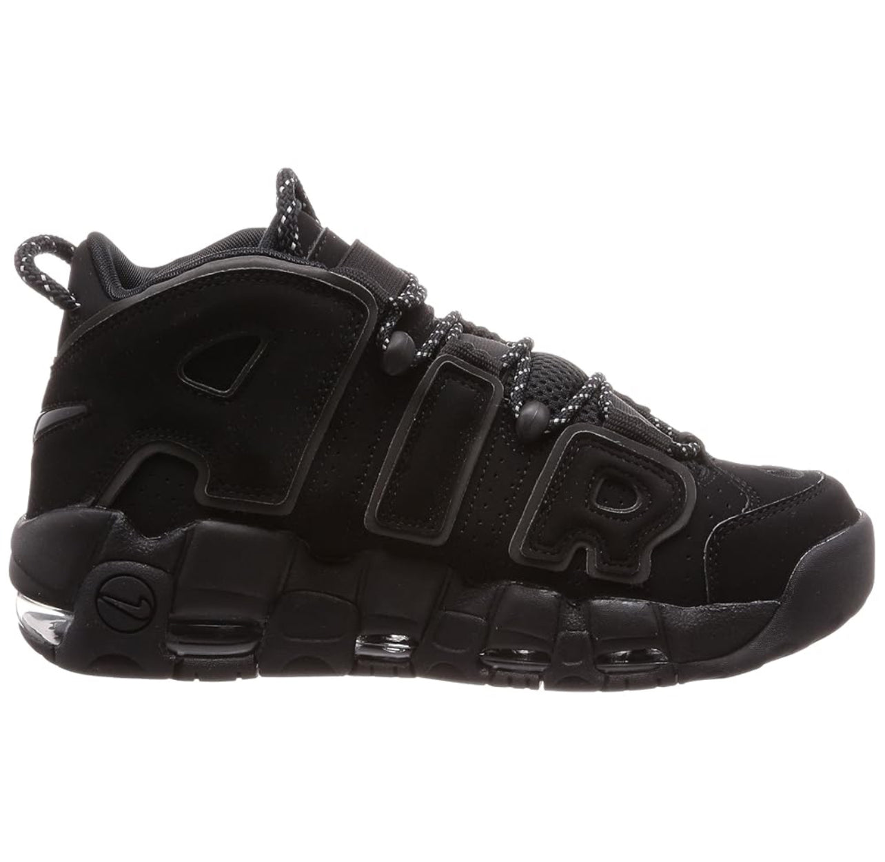 Uptempo Negro Gris Nike Air More Uptempo Black White (2016/2020) Reflectivo negro black Cat