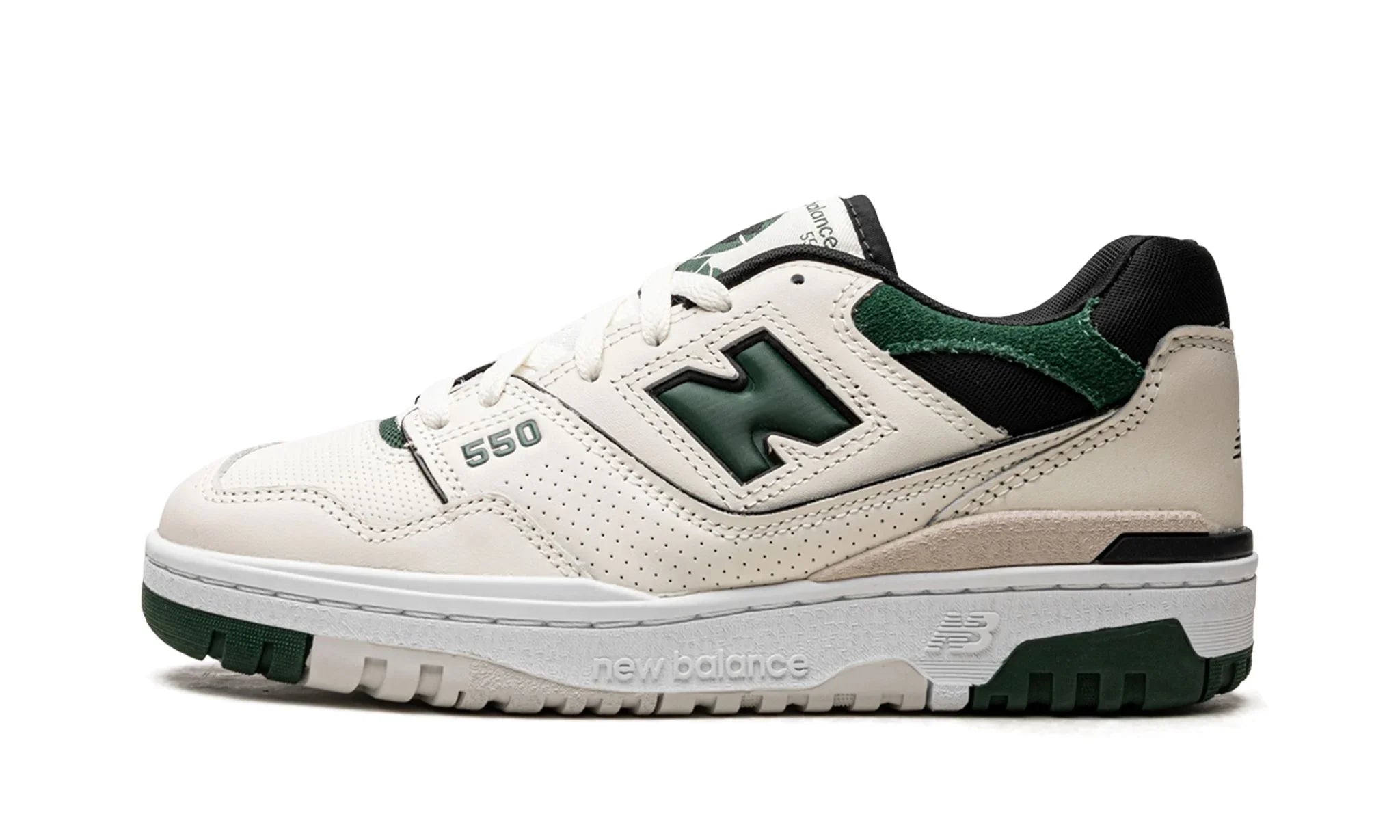 N372O NEW BALANCE 550 sneakers New Balance white green blanco verde sea salt pine green - Calzado de mujer y hombre