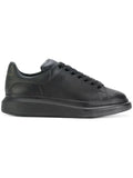 N374O (G5) Alexander McQueen tenis con suela ancha negro total