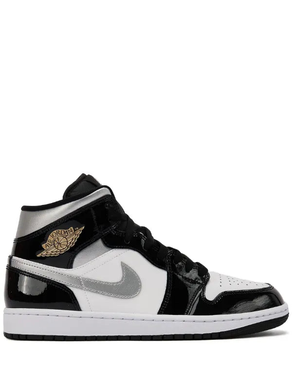 Jordan tenis Jordan 1 Mid SE negro plata
