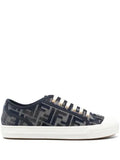 Fendi Domino Low Top Denim Ff Blue Sneaker