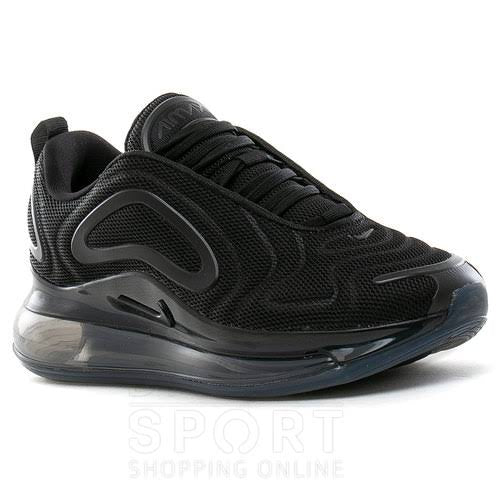 Air Max 720 negro suela azul