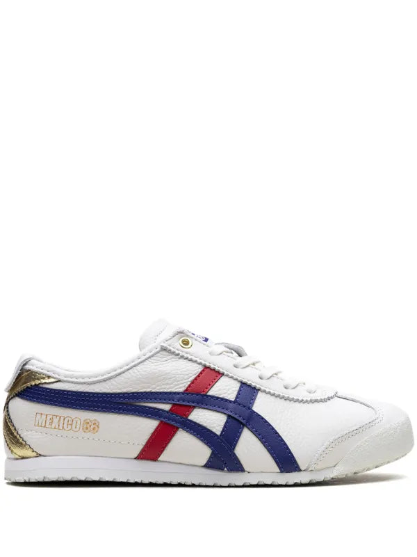 Onitsuka Tiger tenis Mexico 66 White/Dark Blue Auténticos - Calzado de mujer y hombre