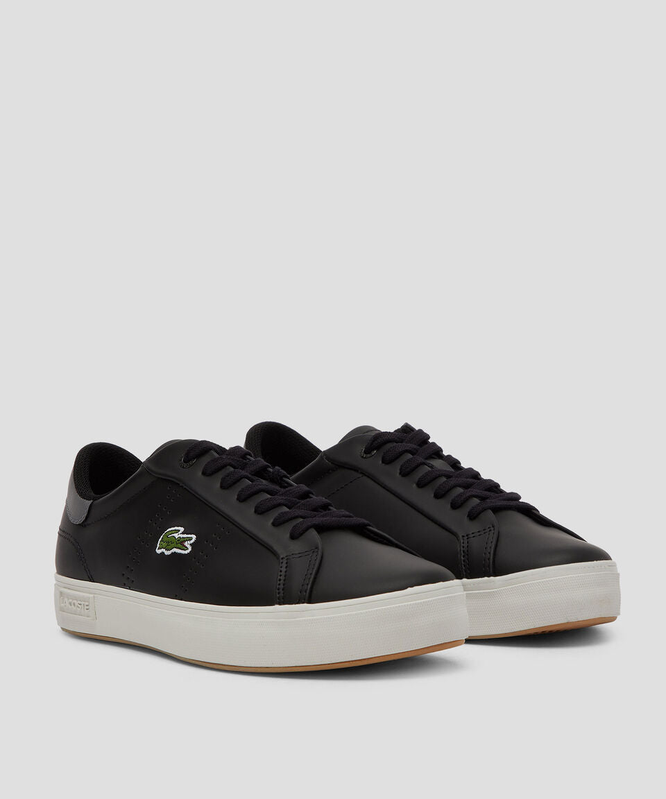 LACOSTE Tenis casuales con plataforma Powercourt en piel Hombre genuino