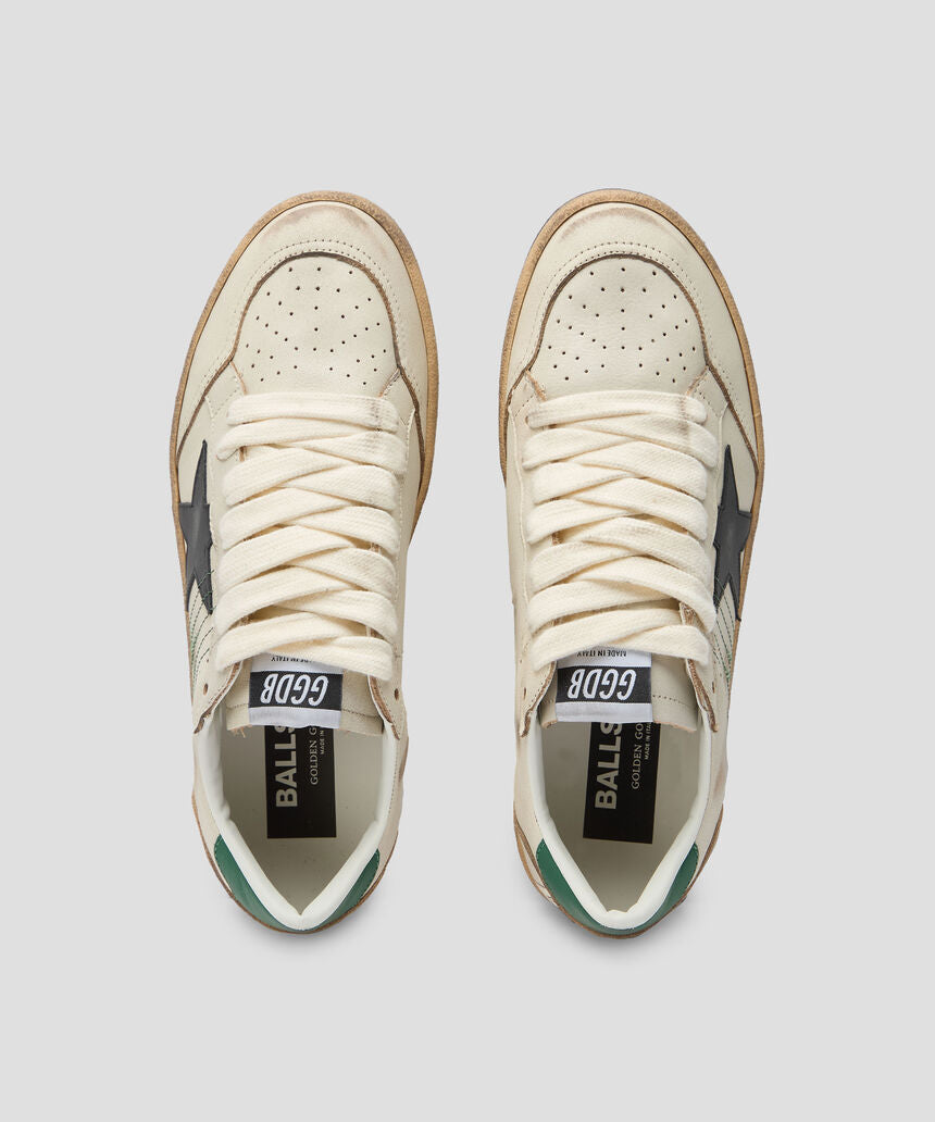 GOLDEN GOOSE DELUXE BRAND Tenis casuales Ball Star en piel vacuna Hombre