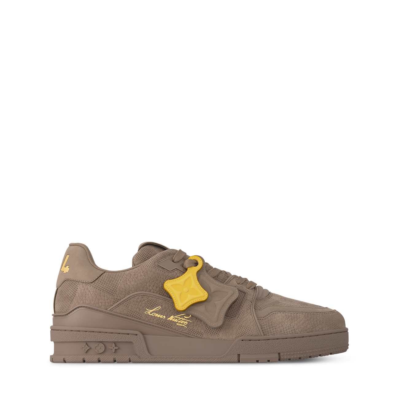 G5 Tenis LV Trainer piel de becerro nobuk