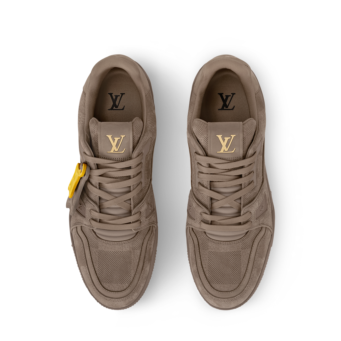 G5 Tenis LV Trainer piel de becerro nobuk