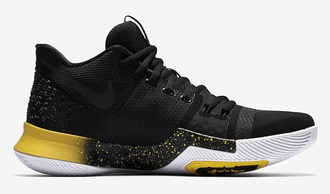 Nike Kyrie 3 Black Yellow tenis de baloncesto