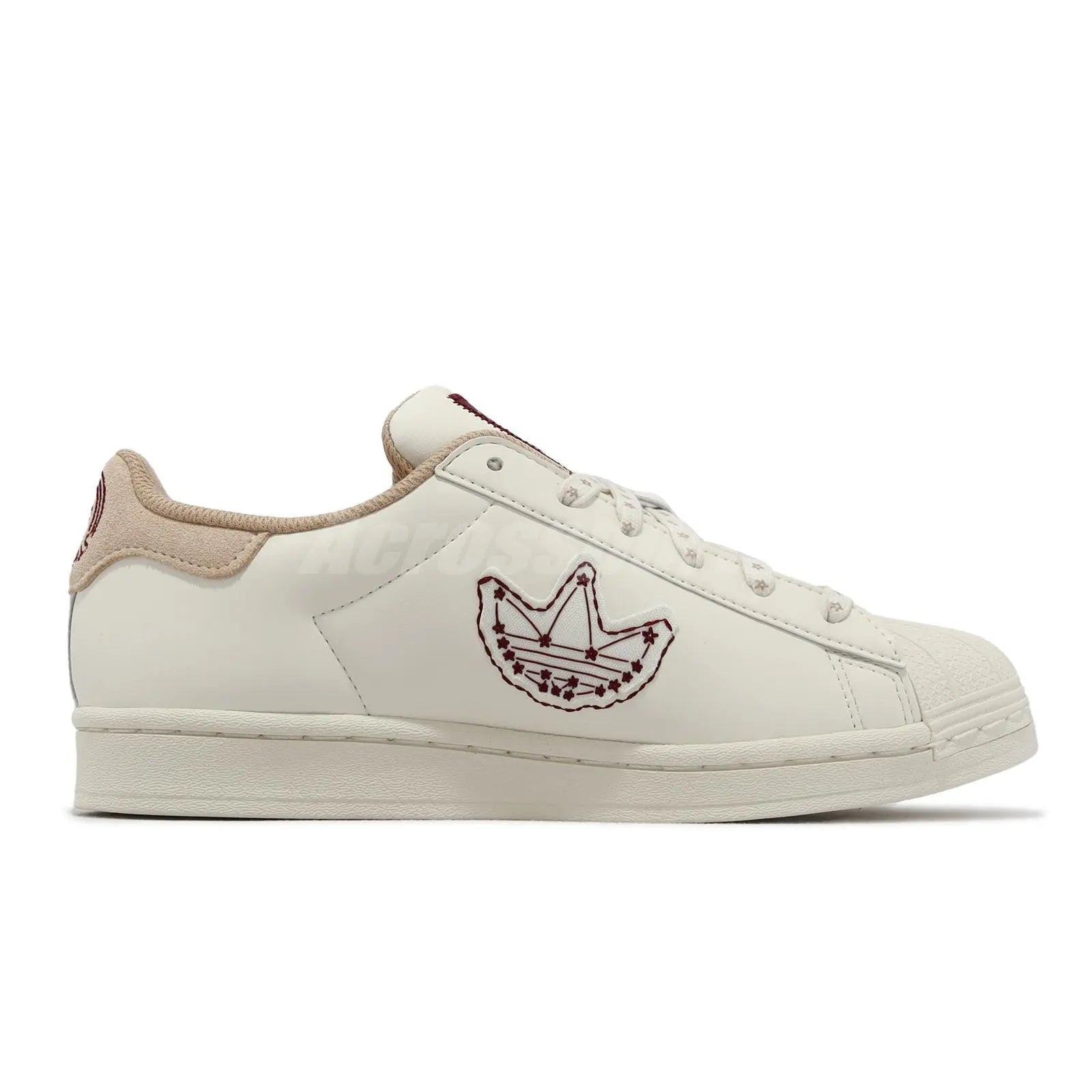 N372O Adidas Originals x YU NAGABA Superstar Blanco Borgoña BEIGE VINO