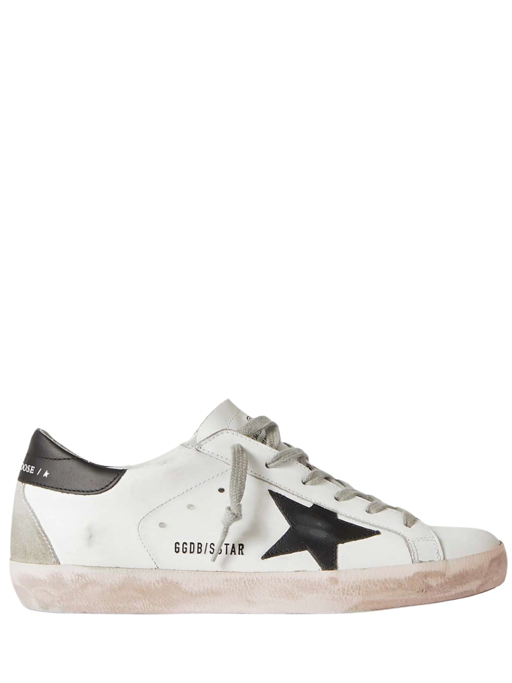GOLDEN GOOSE Superstar distressed leather sneakers
