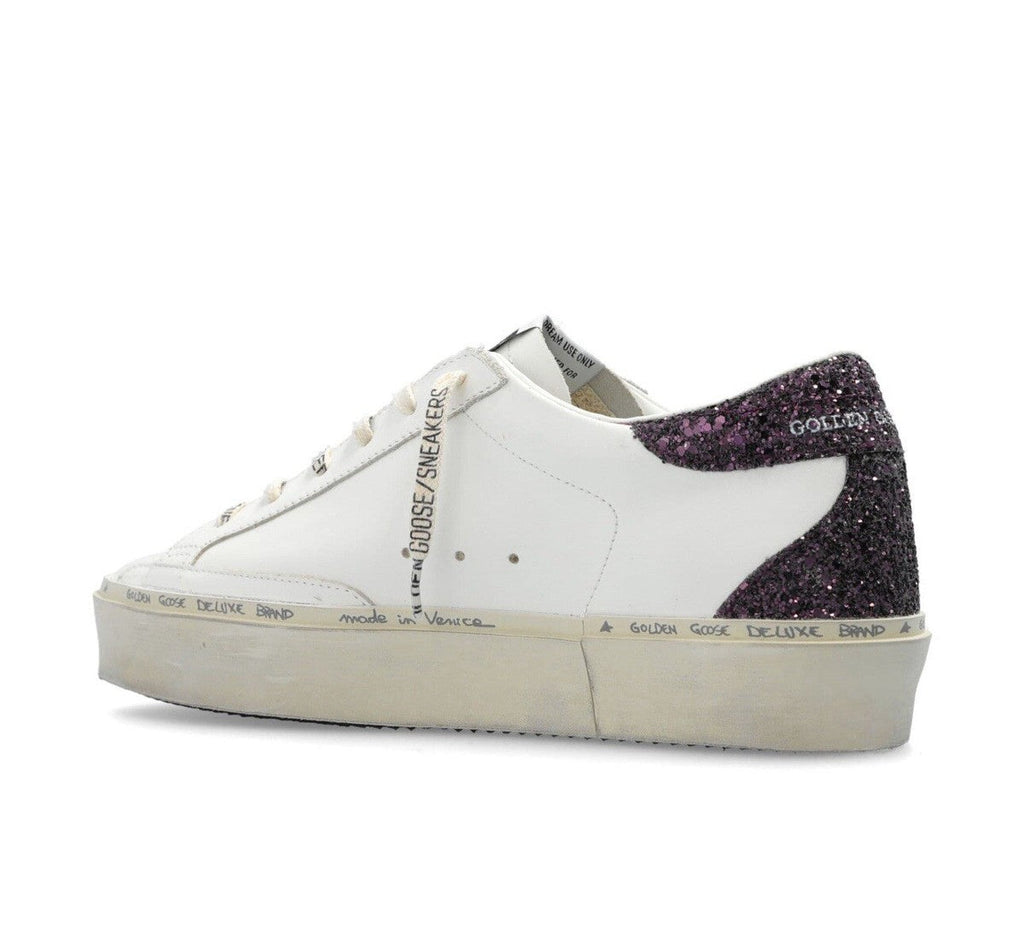 Golden Goose Hi Star Sneaker White, Purple NIB Auth
