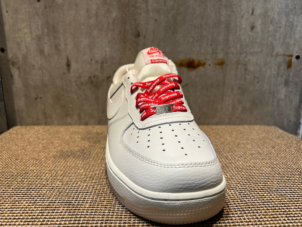 N372O Nike tenis Air Force 1 Supreme Beige - Calzado de mujer y hombre