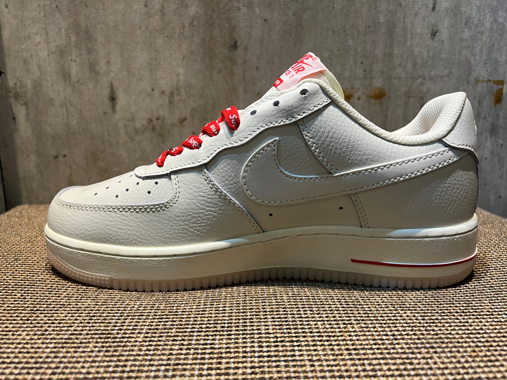 N372O Nike tenis Air Force 1 Supreme Beige - Calzado de mujer y hombre
