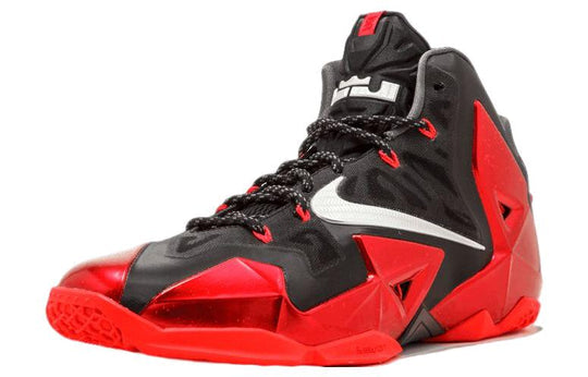 N372O Nike LeBron 11 'Away' Negros Rojos Metálicos - Calzado de mujer y hombre