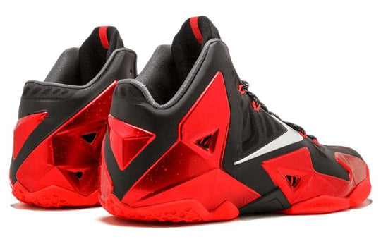 N372O Nike LeBron 11 'Away' Negros Rojos Metálicos - Calzado de mujer y hombre