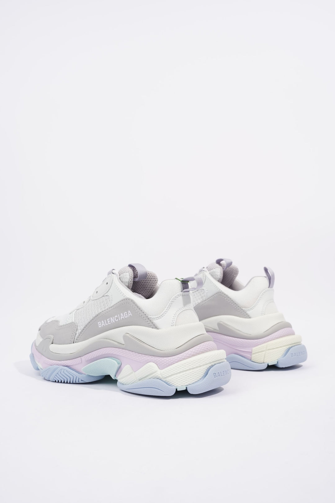 N373O BALENCIAGA WOMENS TRIPLE S PASTEL