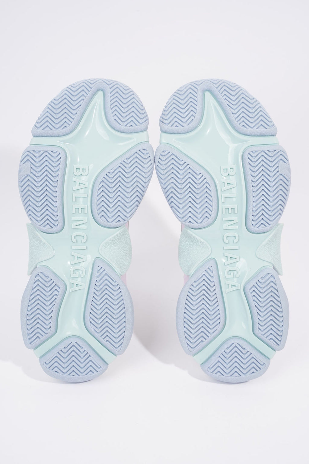N373O BALENCIAGA WOMENS TRIPLE S PASTEL