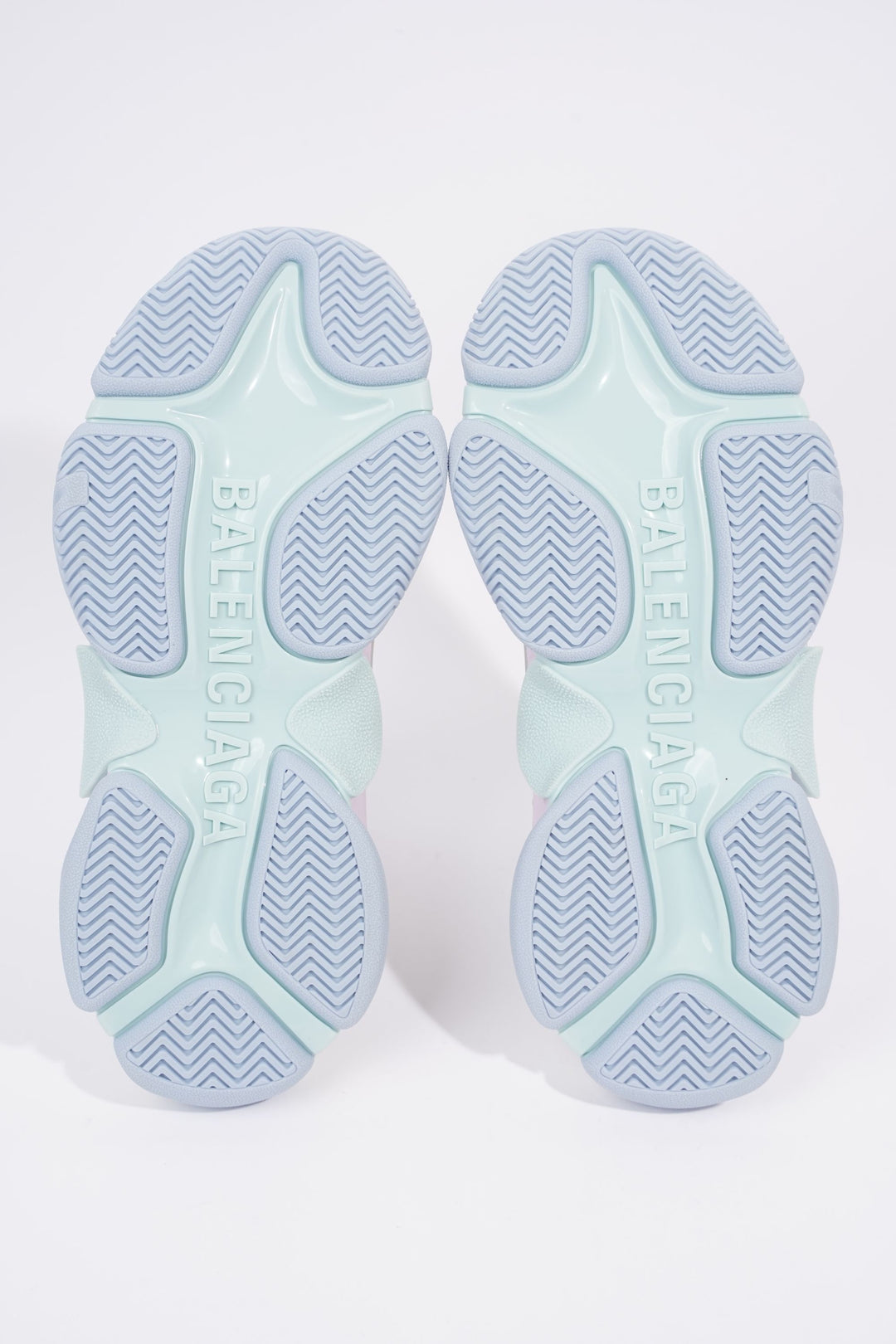 N373O BALENCIAGA WOMENS TRIPLE S PASTEL