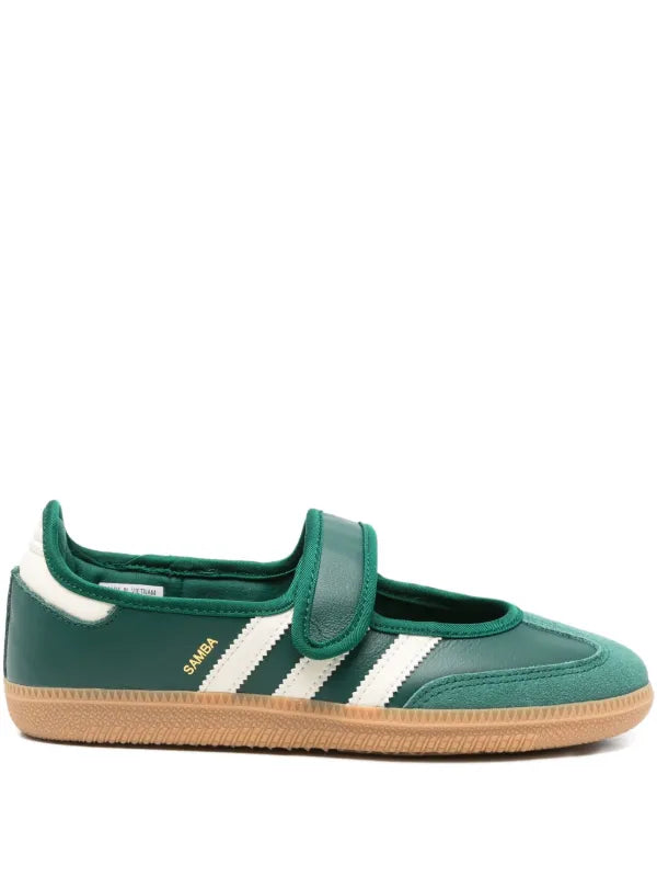 adidas tenis Samba verde flat ballerina