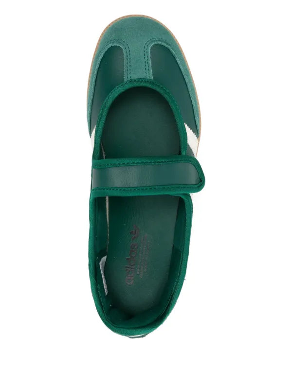 adidas tenis Samba verde flat ballerina