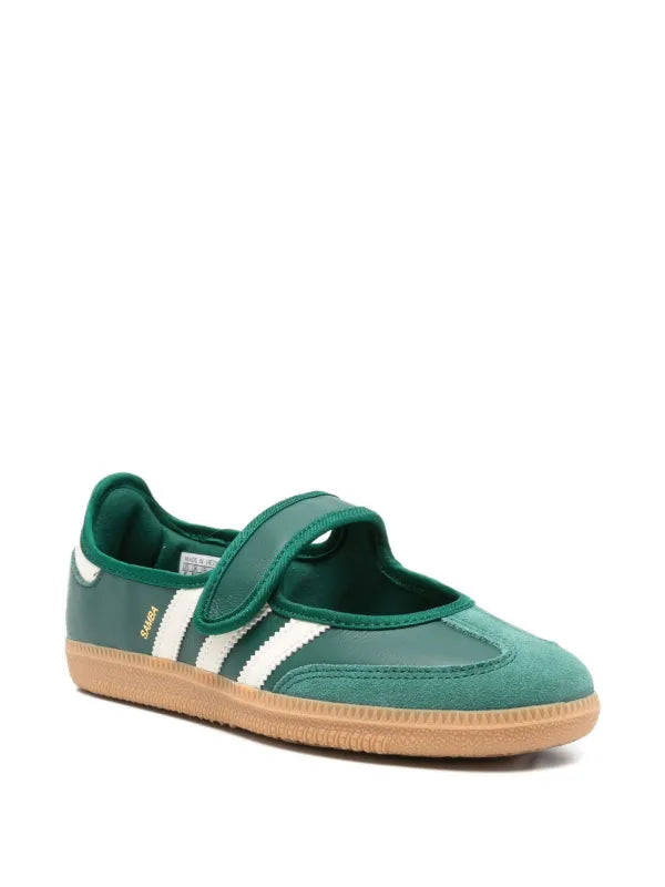 adidas tenis Samba verde flat ballerina