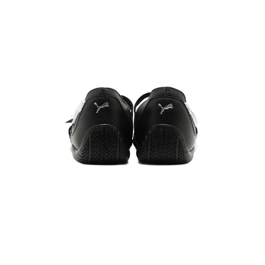 PUMA SPEEDCAT BALLET LACES BLACK WHITE WOMENS