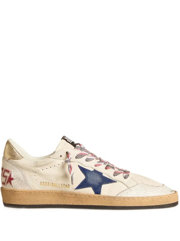 Golden Goose tenis Ball-Sta beige estrella azul - Calzado de mujer y hombre