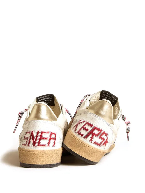 Golden Goose tenis Ball-Sta beige estrella azul - Calzado de mujer y hombre