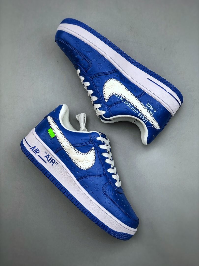 N373O Nike Air Force 1 Louis Vuitton Air Force Co-Branded off white