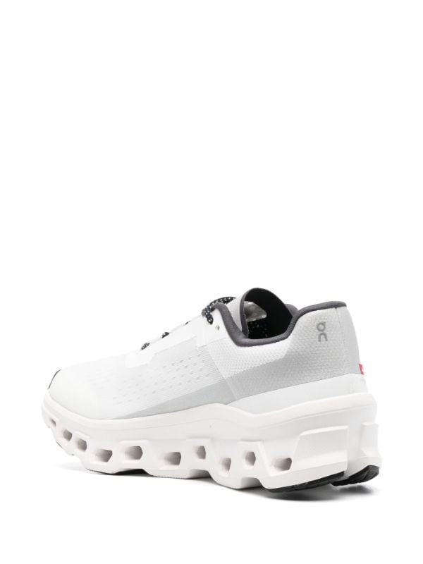 On Running tenis Cloudmonster blanco negro