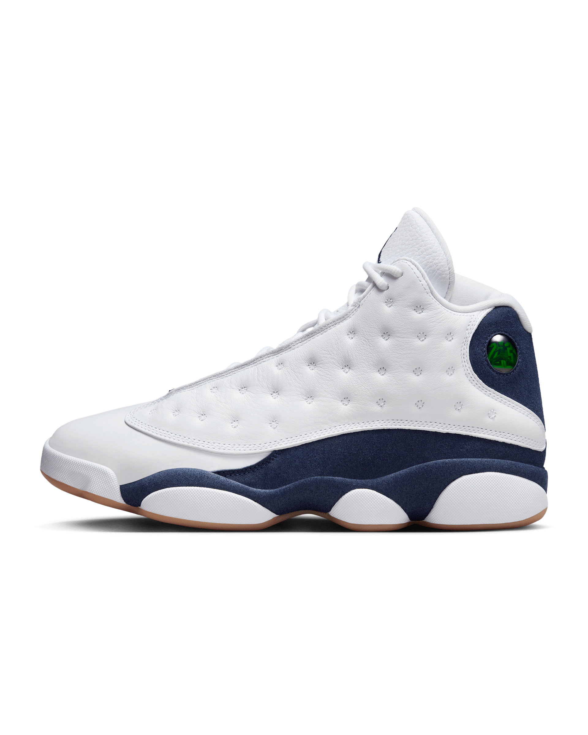 Air Jordan 13 White and Midnight Navy blanco azul marino