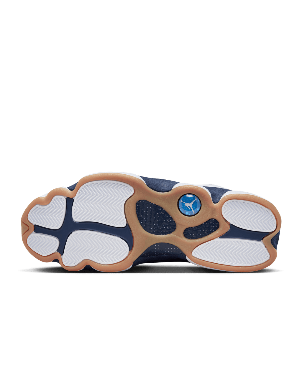 Air Jordan 13 White and Midnight Navy blanco azul marino