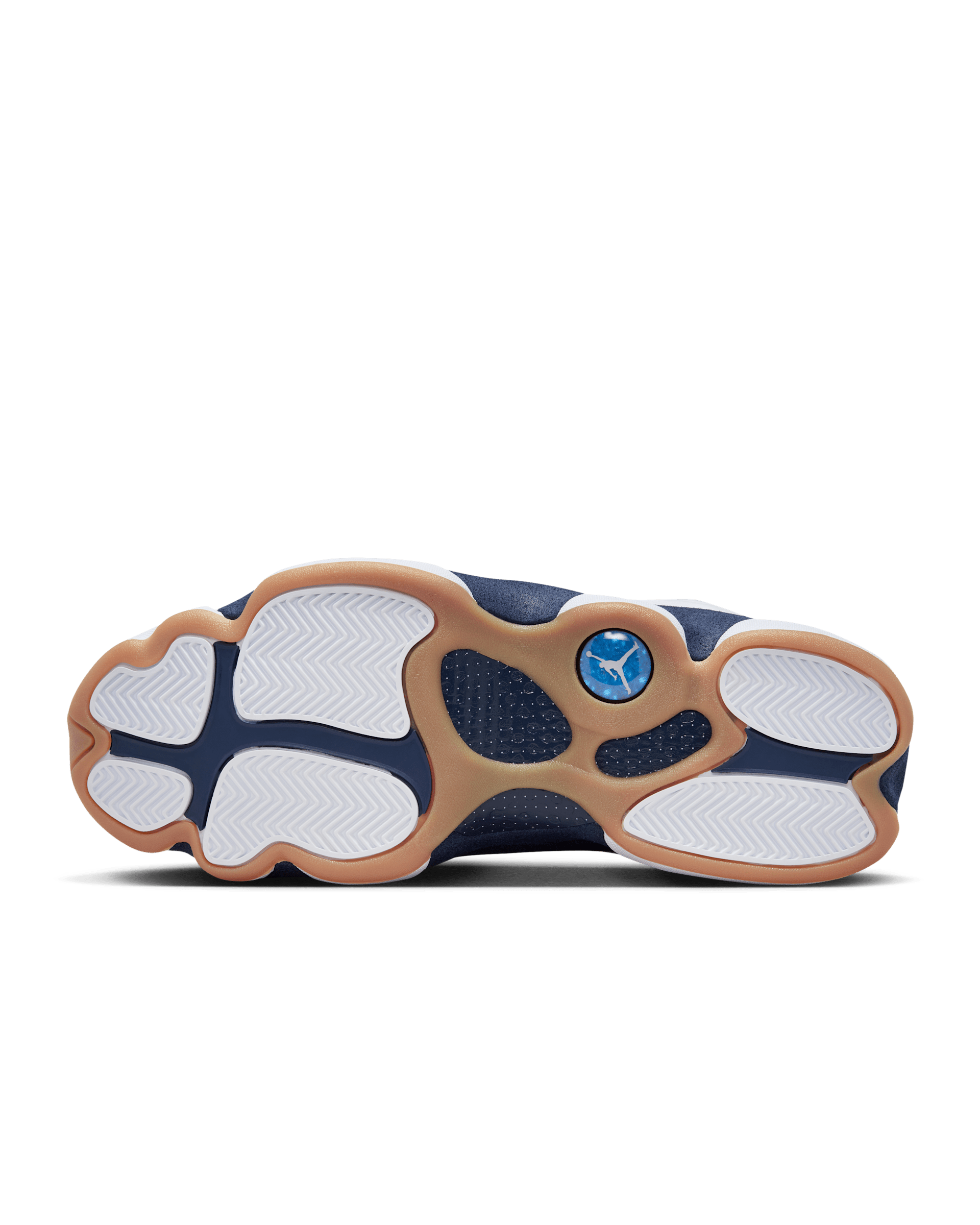 Air Jordan 13 White and Midnight Navy blanco azul marino