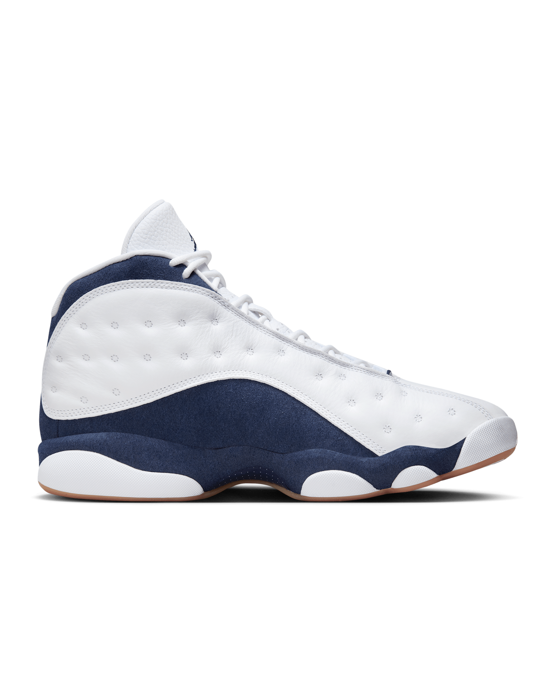 Air Jordan 13 White and Midnight Navy blanco azul marino