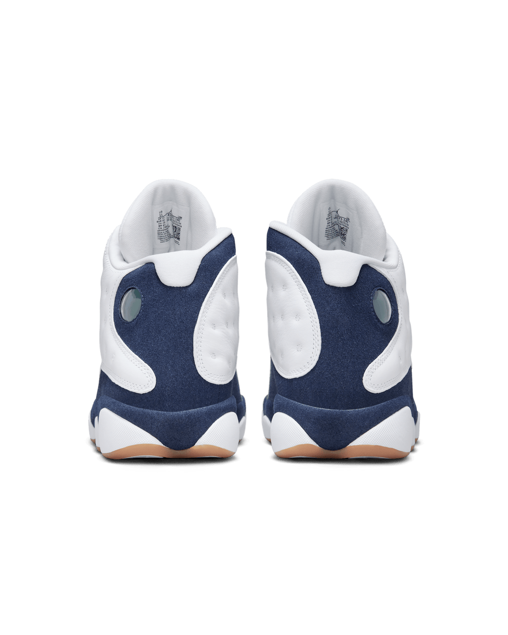 Air Jordan 13 White and Midnight Navy blanco azul marino