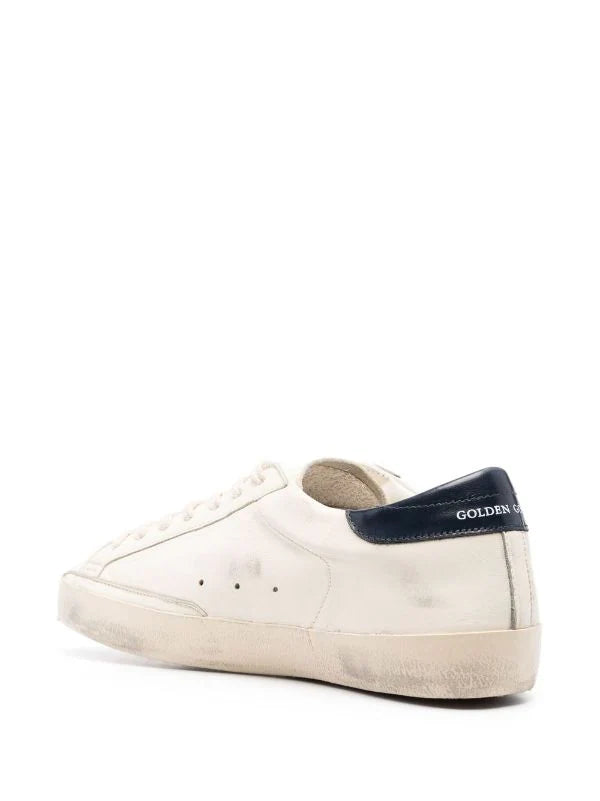 N373O Golden Goose tenis Super-Star talón marino - Calzado de mujer y hombre