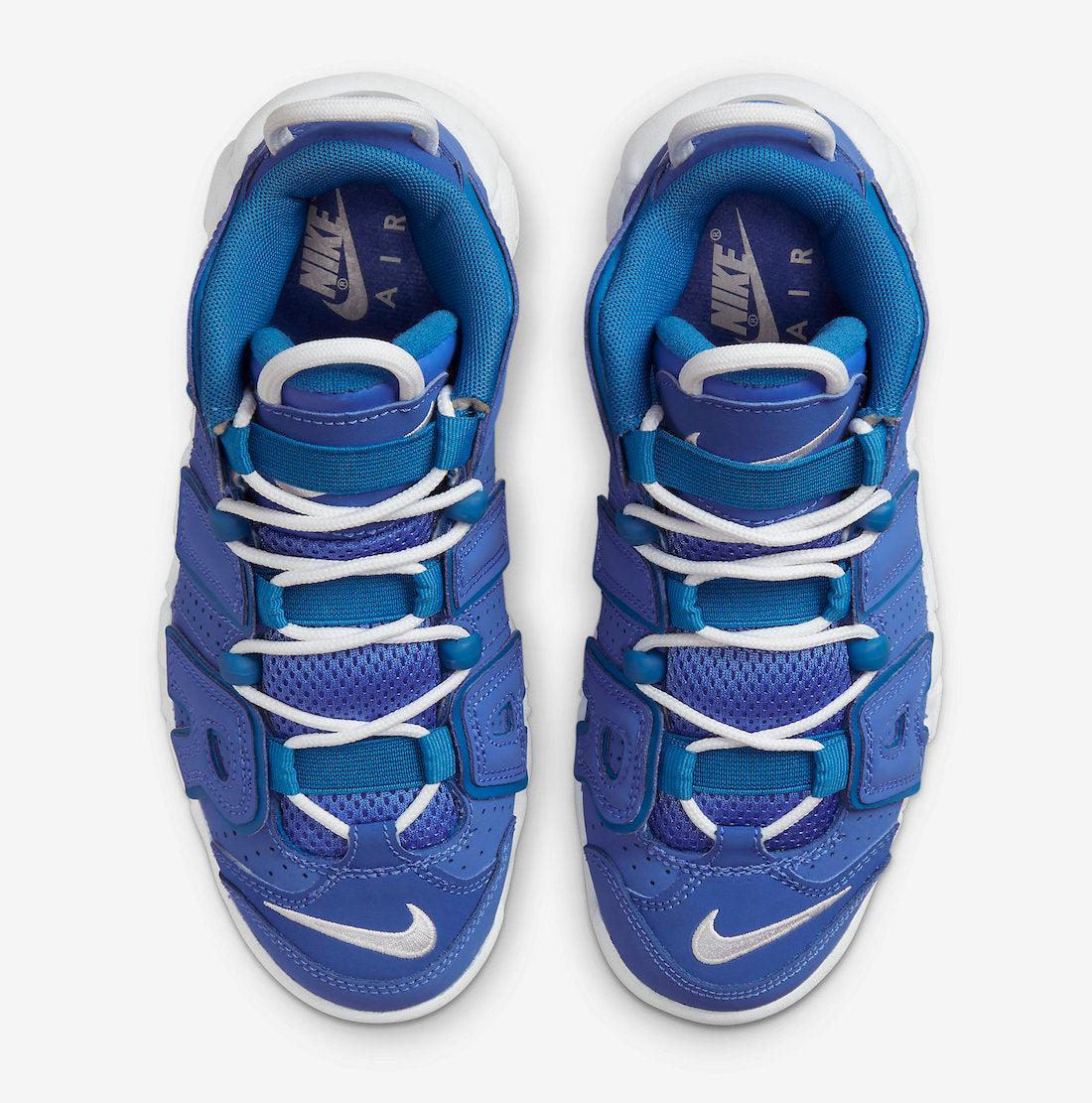 N373O Nike air more uptempo azul cielo blue and white