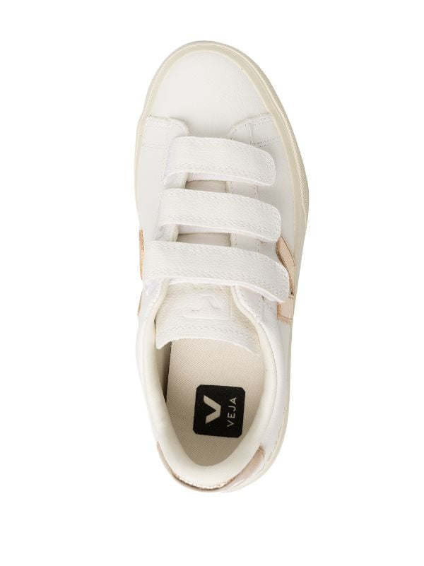 N373O VEJA Recife low-top sneakers blanco oro rosado