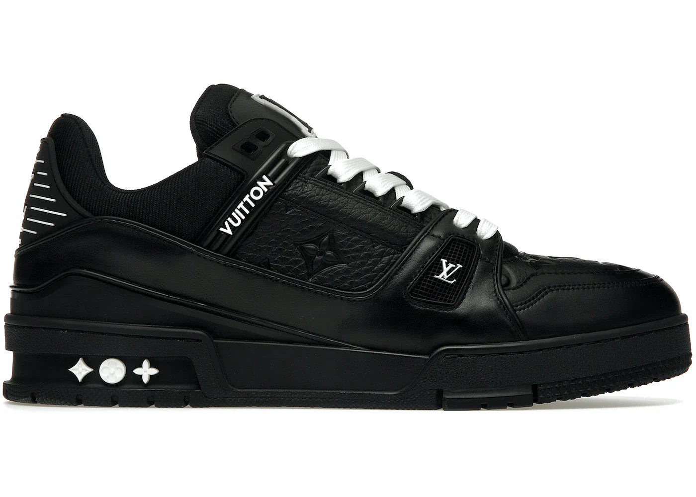 (G5) Tenis LV Trainer Black Total louis vuitton trainer negro total