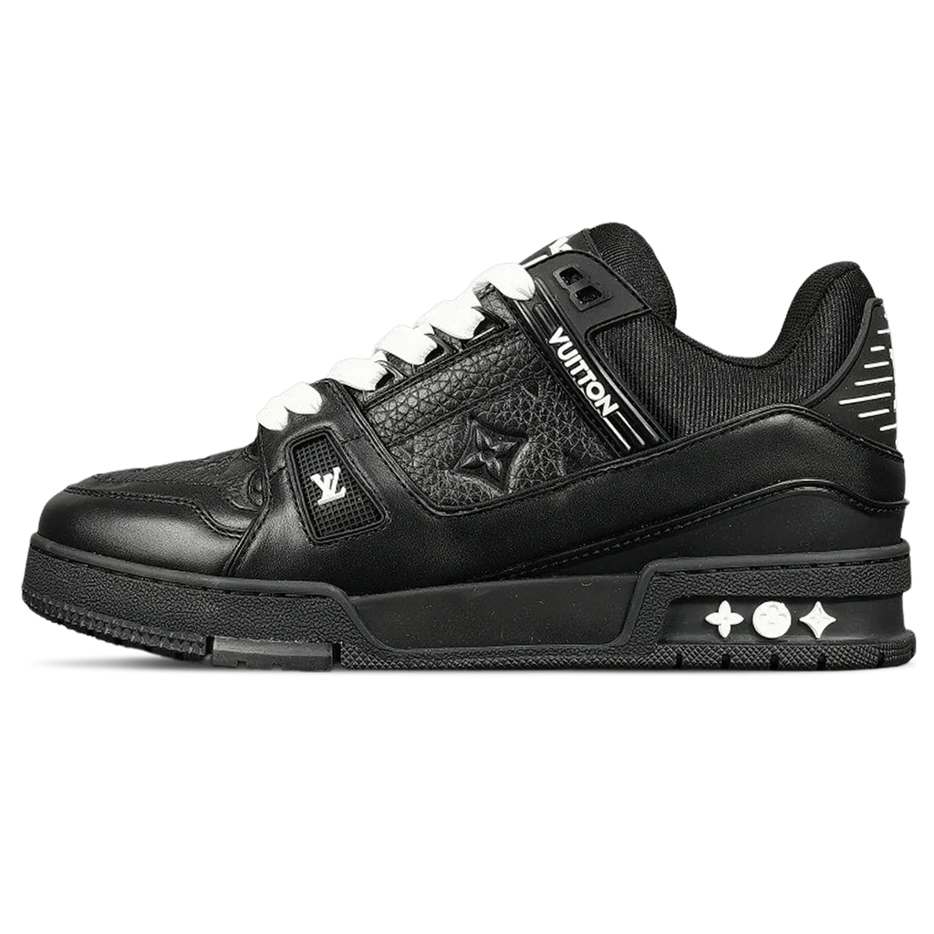 (G5) Tenis LV Trainer Black Total louis vuitton trainer negro total