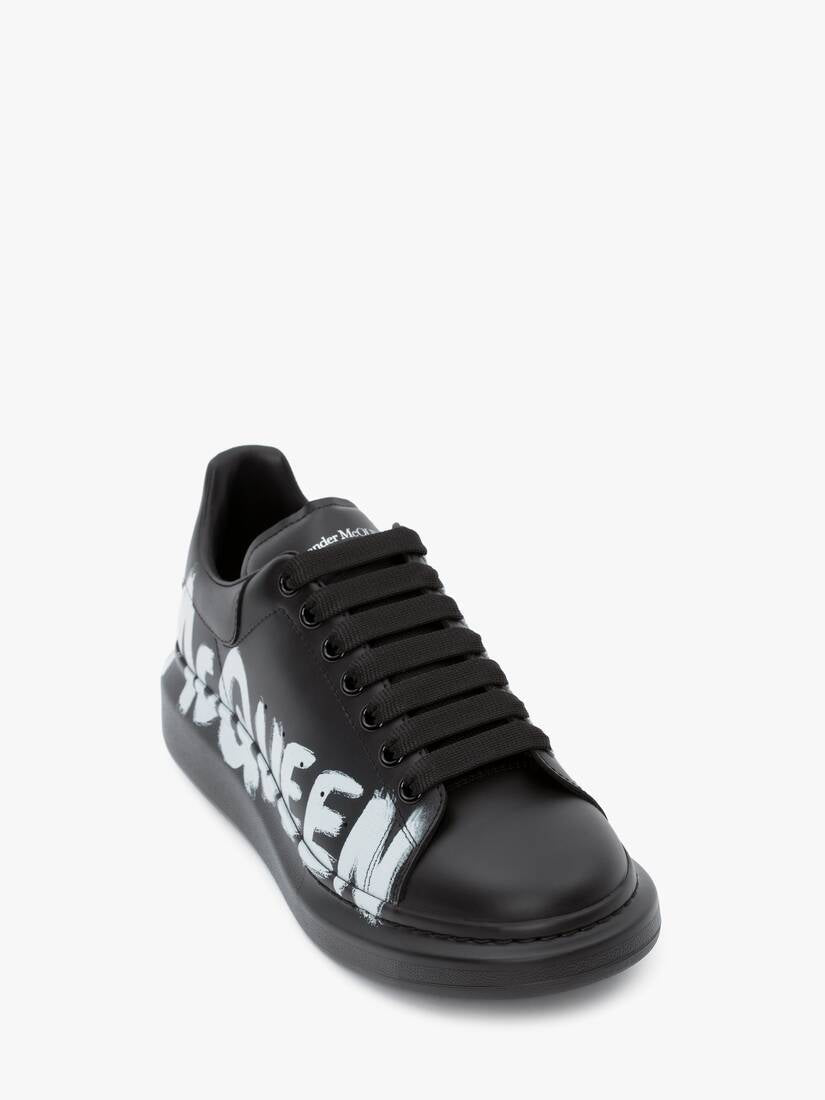 N373O Alexander McQueen Graffiti-print Oversized sneakers