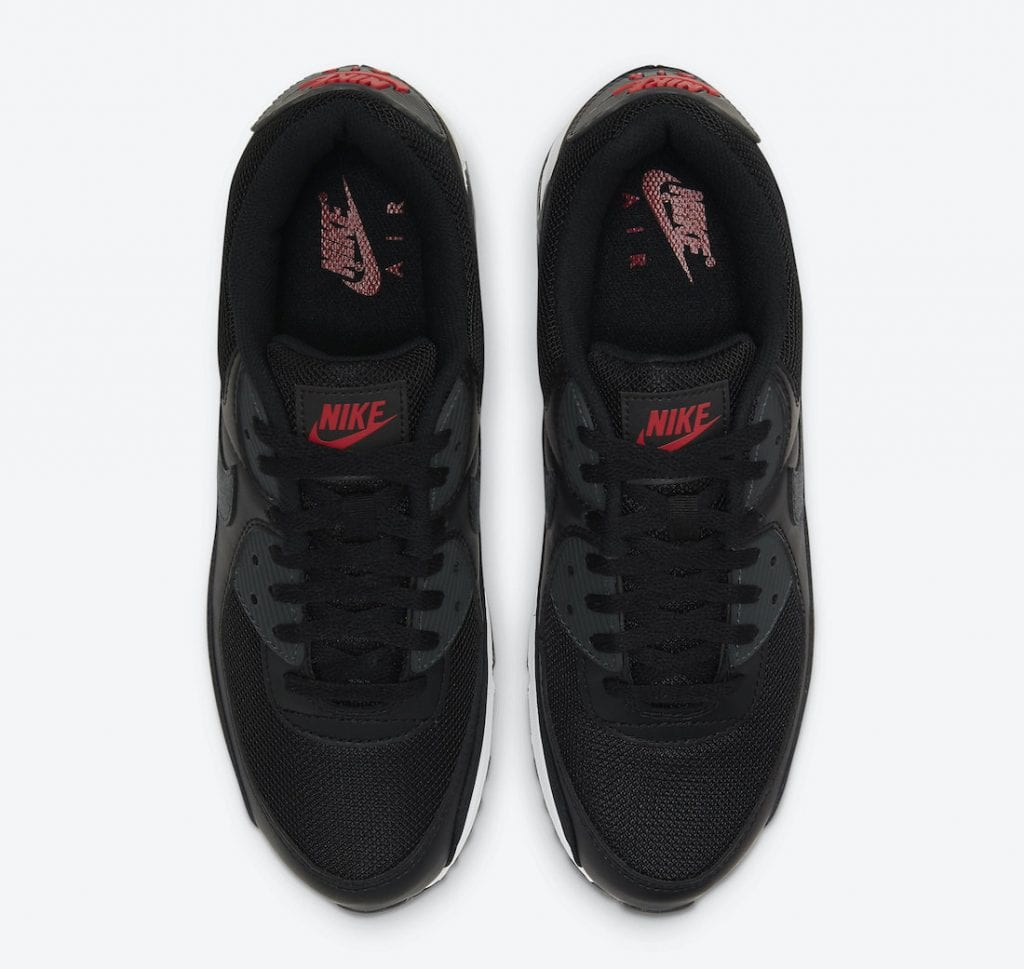 N370 NIKE AIR MAX 90 NIKE NEGRO ROJO