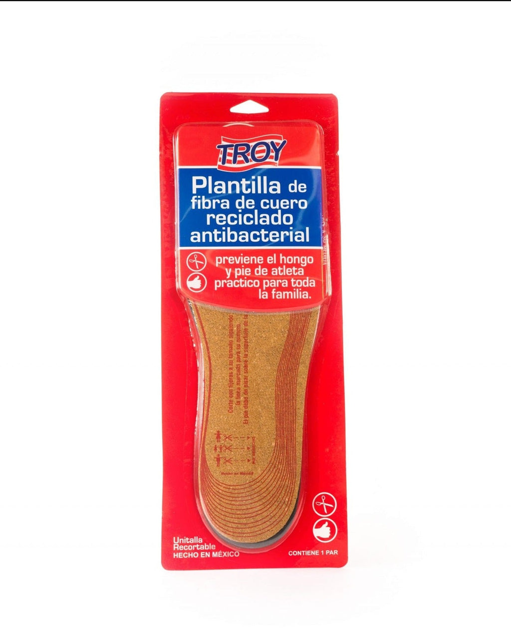 N370O Plantilla de cuero antibacterial
