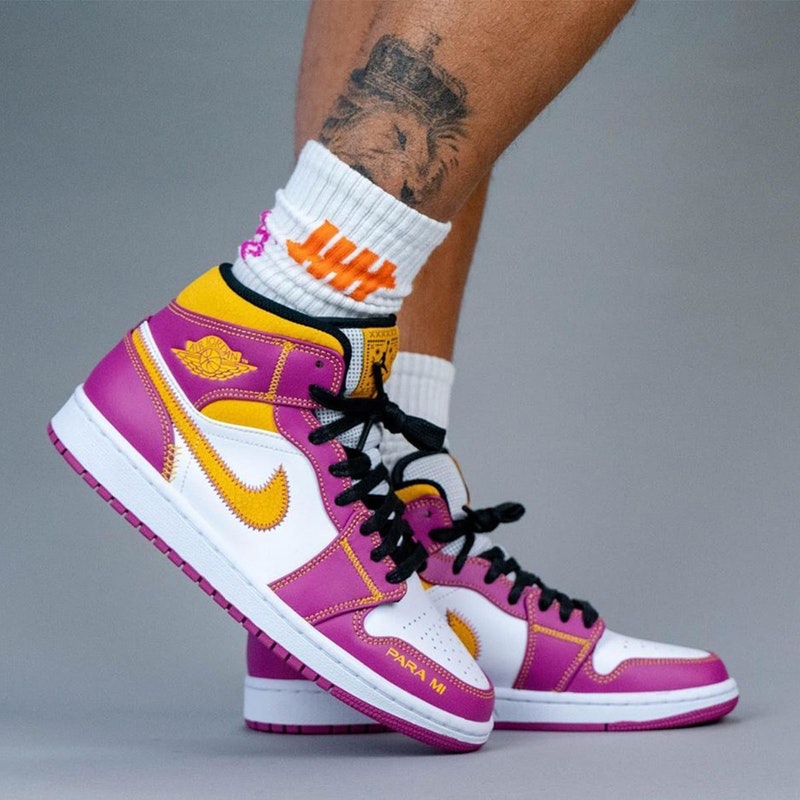 2020 Air Jordan 1 Mid 'Día de Muertos' Purple - Calzado de mujer y hombre