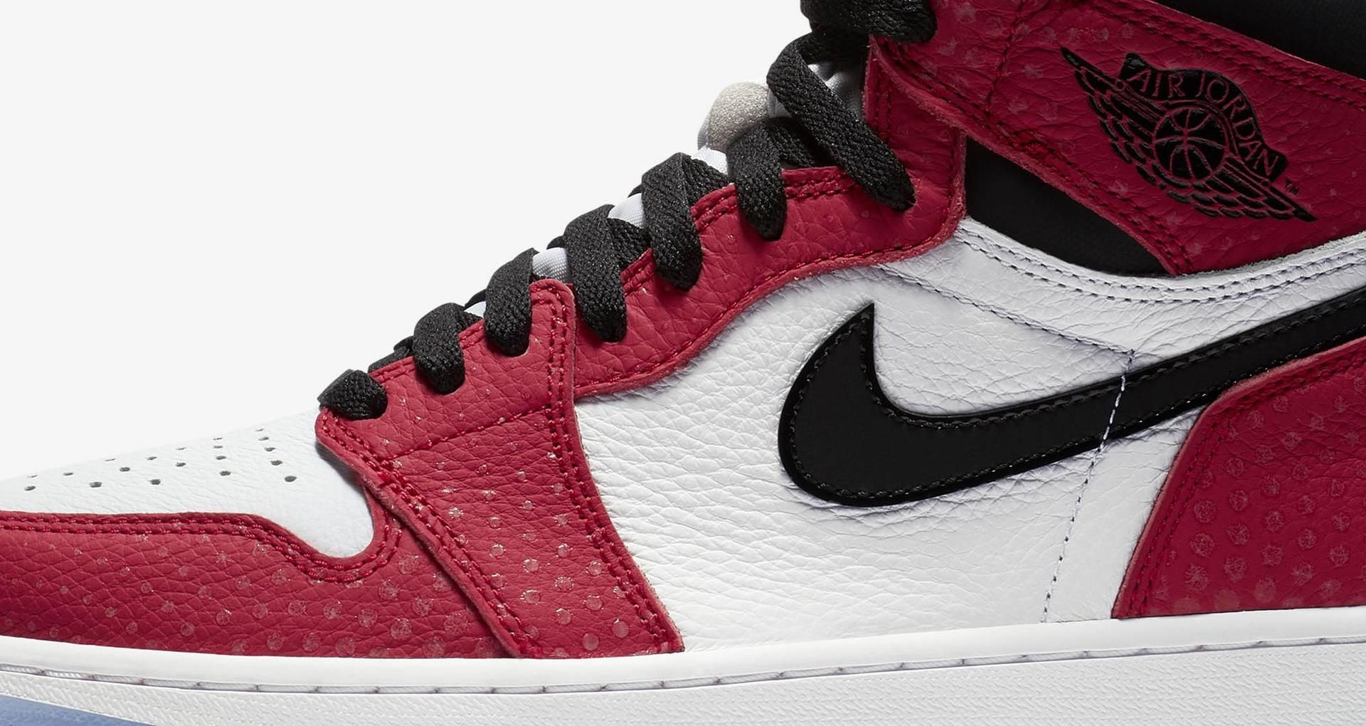 (G5) N370O Jordan tenis Air Jordan I ORIGIN STORY SPIDERMAN Chicago