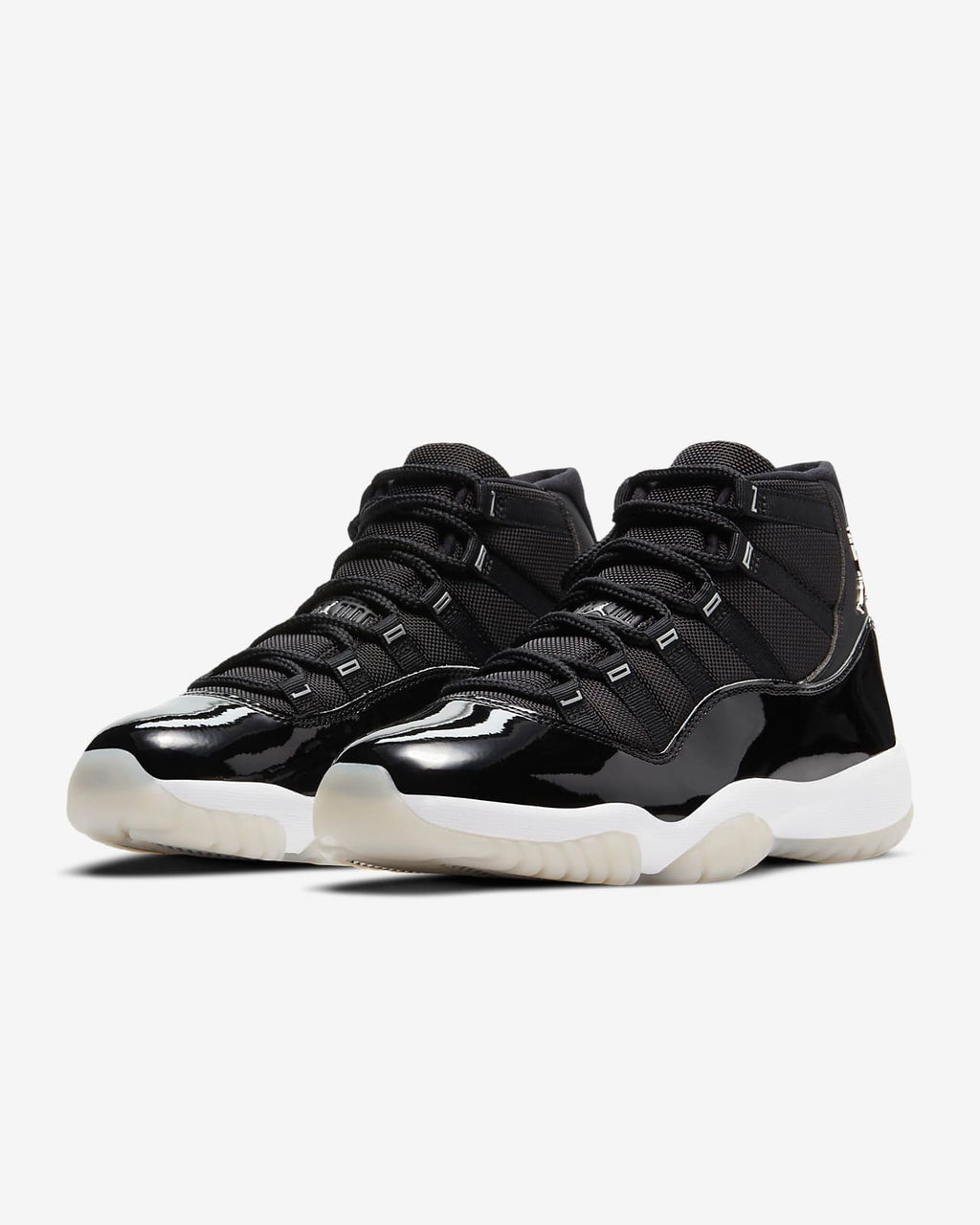 N370O AIR JORDAN 11 anillos negro charol air jordan 11 25 aniversario - Calzado de mujer y hombre