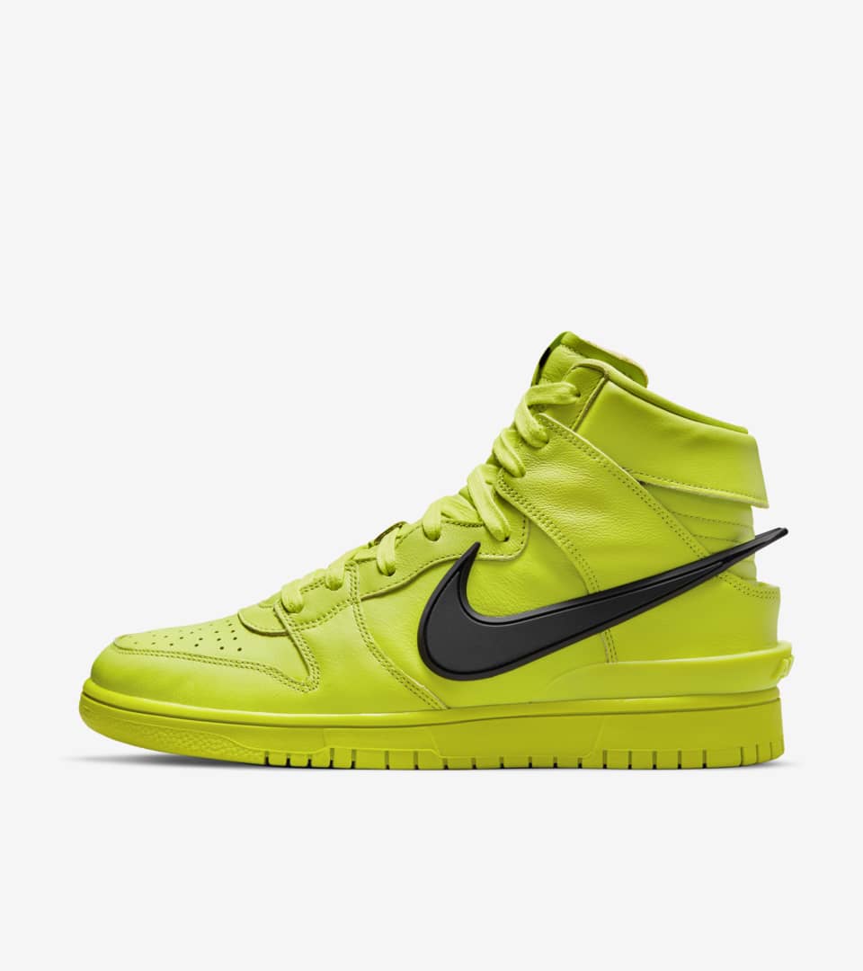 N3700 tenis Dunk High Atomic Green de Nike x AMBUSH - Calzado de mujer y hombre